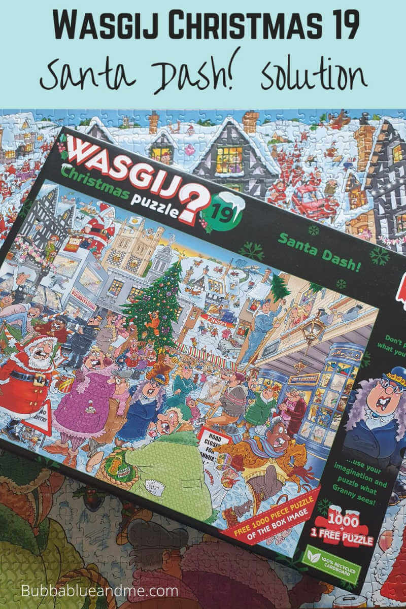 wasgij christmas 19 santa dash