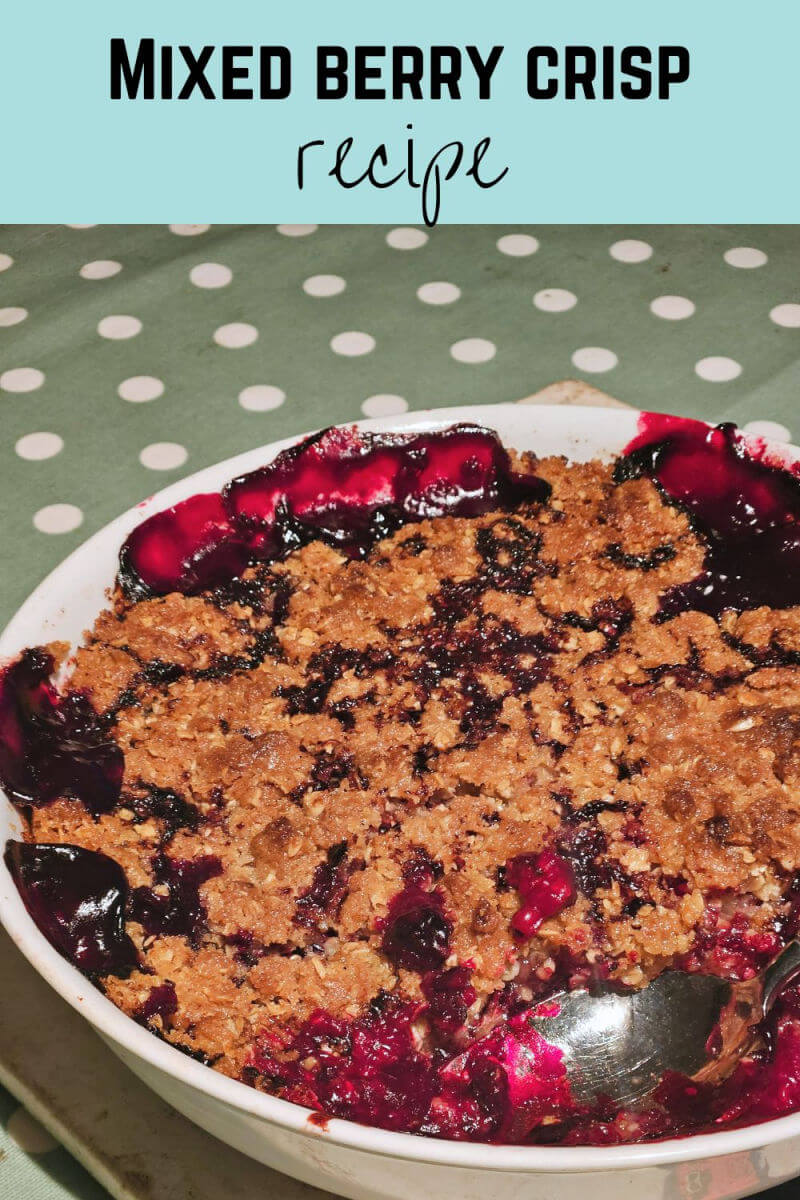 mixed berry crisp recipe