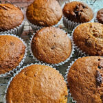 banan muffins on cooling rack