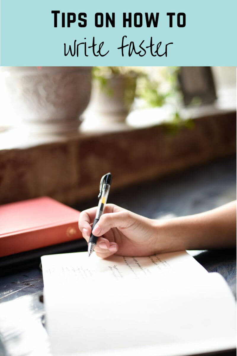 tips on writing faster